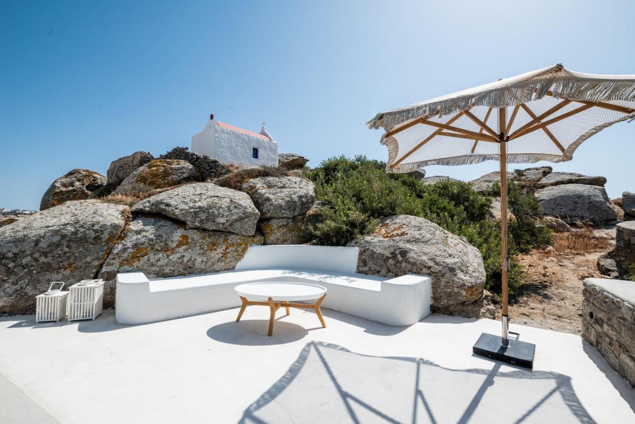 Villa Petra Mare Above Mykonos Town Private Pool المظهر الخارجي الصورة